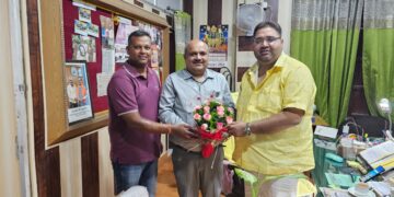 शिक्षक दिवस पर मेजर (डॉ) गौतम वीर को किया गया सम्मानित