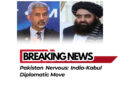 Pakistan Nervous: India-Kabul Diplomatic Move