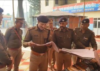 वार्षिक निरीक्षण: एसपी देहात पहुंचे मंगलौर कोतवाली…
