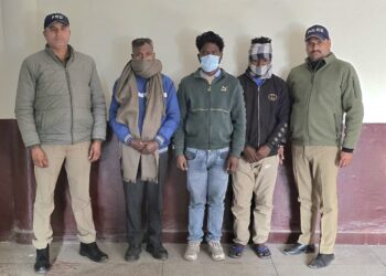 शांति व्यवस्था भंग करने पर थाना पथरी पुलिस की कार्रवाई, ग्राम बहादरपुर जट में आपसी झगड़े के दौरान 03 आरोपी गिरफ्तार