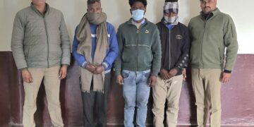 शांति व्यवस्था भंग करने पर थाना पथरी पुलिस की कार्रवाई, ग्राम बहादरपुर जट में आपसी झगड़े के दौरान 03 आरोपी गिरफ्तार