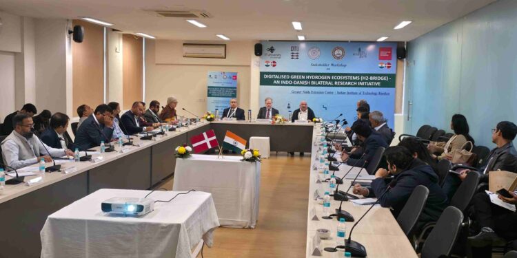 Indian Institute of Technology Roorkee में डिजिटलाइज्ड ग्रीन हाइड्रोजन इकोसिस्टम (H2-BRIDGE) पर इंडो-डेनिश कार्यशाला आयोजित…