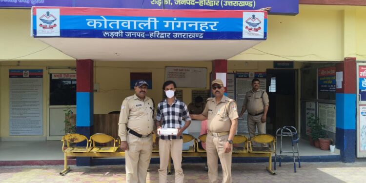 रुड़की में अवैध हथियार के साथ युवक गिरफ्तार…