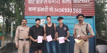 सड़क पर रील बनाना पड़ा भारी, पुलिस ने सिखाया सबक…